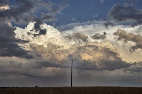 Prairie Storm Clouds Stock Photo Image Of Outside Ominous 126446308