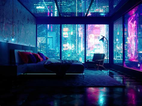 Cyberpunk Room Wallpapers Top Free Cyberpunk Room Backgrounds