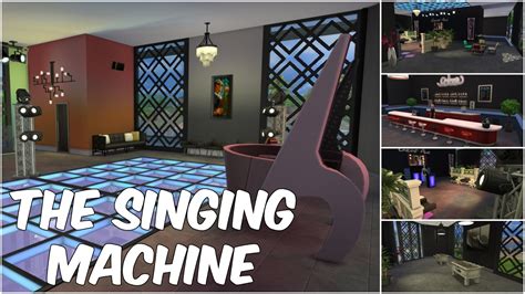 The Singing Machine Karaokenightclub The Sims 4 Speed Build Youtube