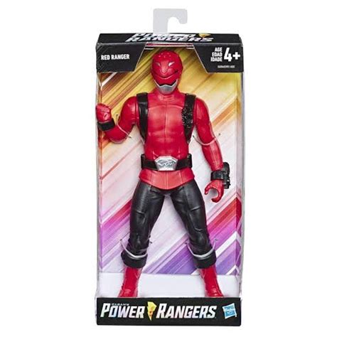 Figura Basica Power Rangers Beast Morphers Ranger 15 Cm Ranger Vermelho
