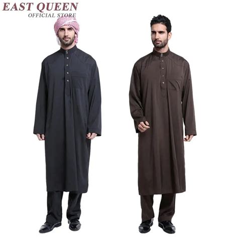 Arab Clothing Men Kaftan Dubai Abaya Robe Arab Mens Clothes Turkish
