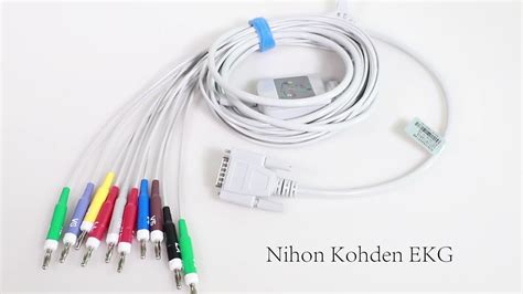Nihon Kohden 12 Lead Ekg Cabledin 30iecno Resistance Buy 12 Lead