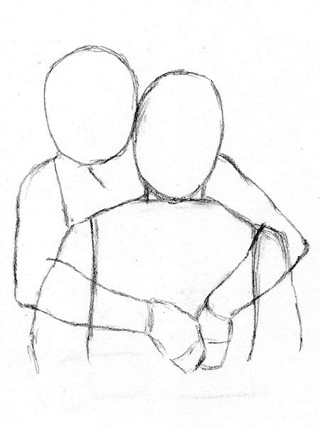 How Do I Draw People Hugging In An Extra Easy Way Let S Draw Today