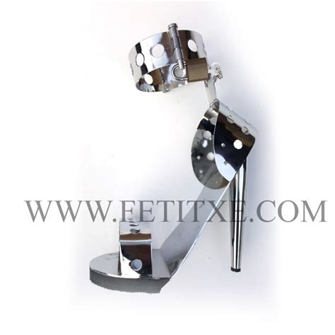 7181 steel metal bondage ballet heels fetitxe