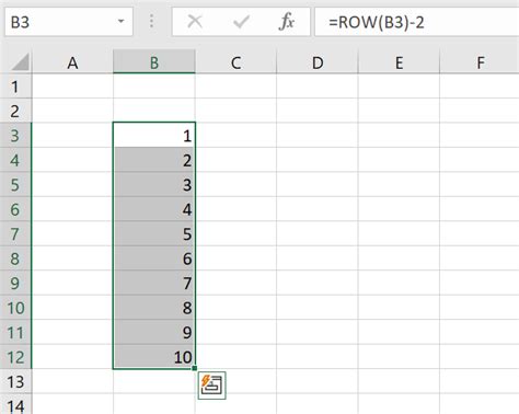 How To Set Up Automatic Numbering In Excel Printable Templates Free