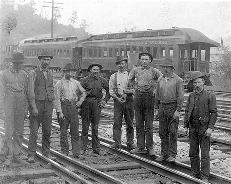 Panhandle Railroad Section Gang Ca 1880