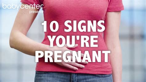 10 Signs Youre Pregnant Babycenter What Were The Tell Tale Signs