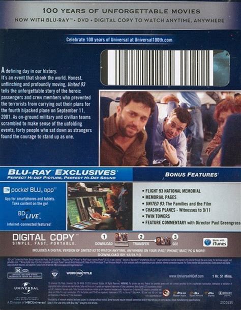 United 93 Blu Ray Dvd Digital Copy Blu Ray 2006 Dvd Empire