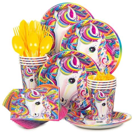 Rainbow Majesty Unicorn Birthday Party Supplies Pack Serves 16 Buy
