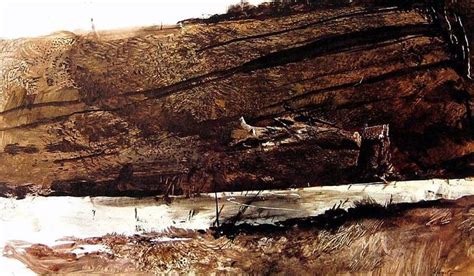 Andrew Wyeth 1917 — 2009 Usa Study For Brown Swiss 1976 Watercolor