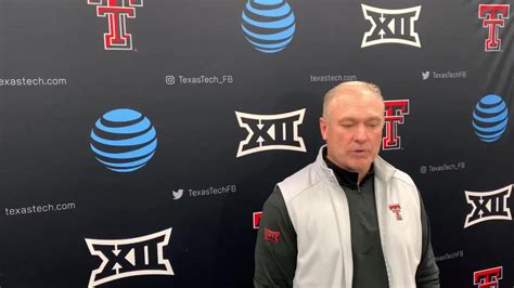 Texas Tech Coach Joey Mcguire On Qb Tyler Shough And If He May Return