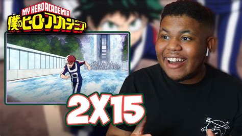 Hooman Reacts To My Hero Academia 2x15 Roaring Sports Festival Youtube