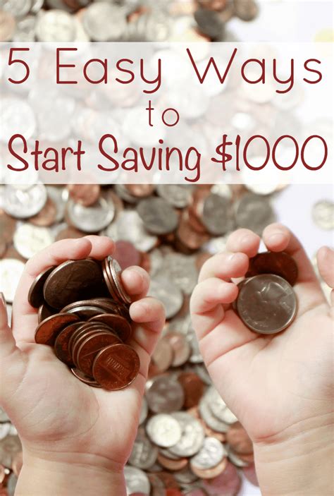 5 Ways To Easily Save Money