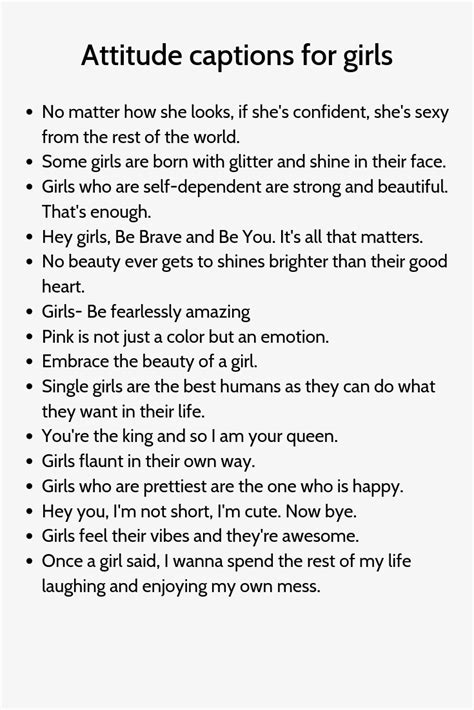 Attitude Quotes For Instagram Bio For Girls Shortquotescc
