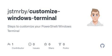 Github Jstmrbycustomize Windows Terminal Steps To Customize Your