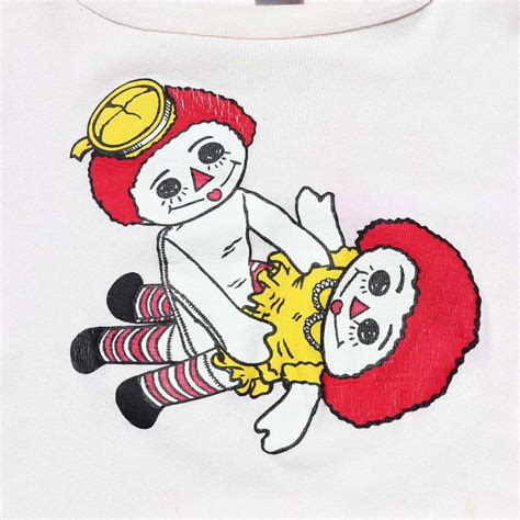 Post Junk 70s Champion Sex Raggedy Ann And Andy Baseball T Shirt Made In Usa Xl