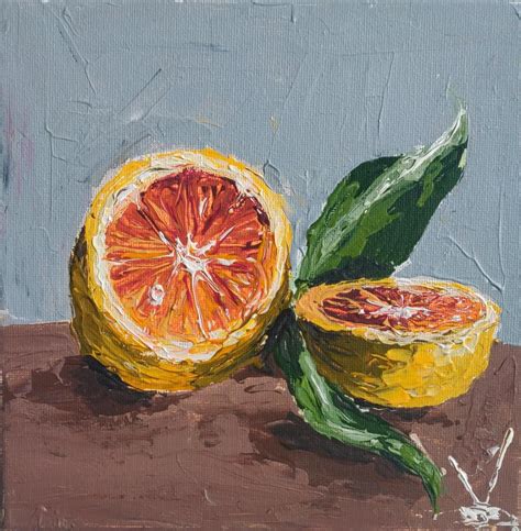 Orange Still Life In 2020 Painting Orange Artwork