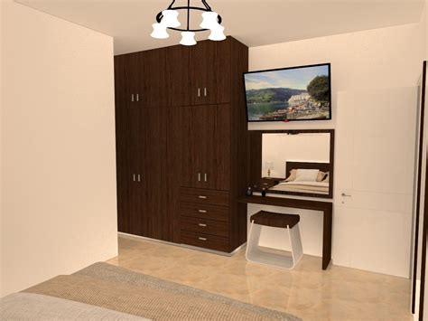It may also need to do duty as a home office. TV Unit and Dressing Table (With images) | Tv unit ...