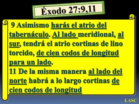 Conf Exodo 279 21 Ex No 27b El Atrio Del TabernÁculo Y El