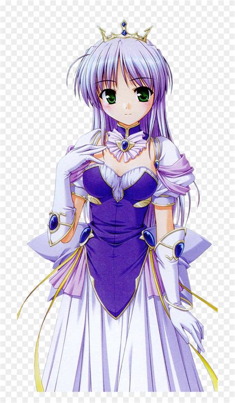 Princess Anime Princess With Purple Hair Hd Png Download 717x1361