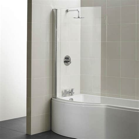 Ideal Standard Concept 1022 X 1500mm Curved Shower Bath Screen With