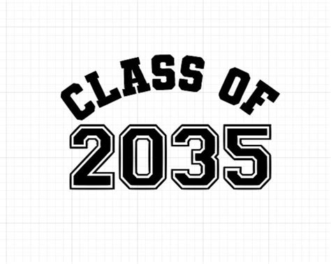 Class Of 2035 Svg Class Of 2035 Class Of 2035 Digital File Etsy