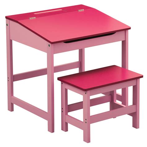 Childrens Mdf Kids School Writing Drawing Colouring Homework Desk And