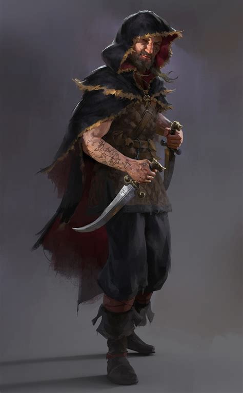 Artstation The Rogue Piotr Arendzikowski Rogue Character Medieval