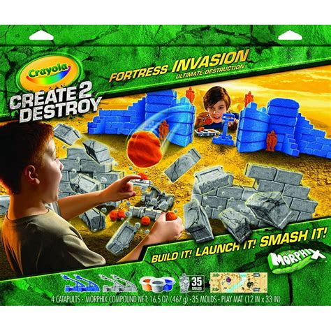 Crayola Create 2 Destroy Fortress Invasion Play Set Ultimate