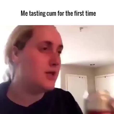 Me Tasting Cum For The First Time