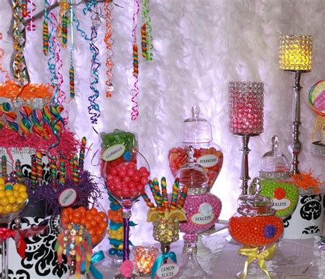 Rainbow Candy Buffets And Dessert Tables
