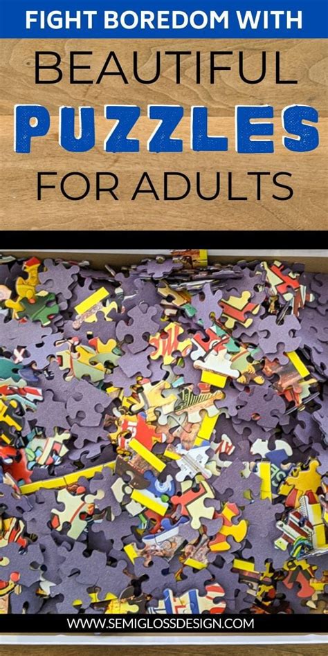 Cool Jigsaw Puzzles For Adults Semigloss Design