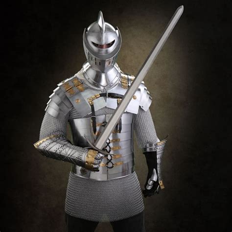 Metal 15th 16th Century Knights Close Helmet Replica