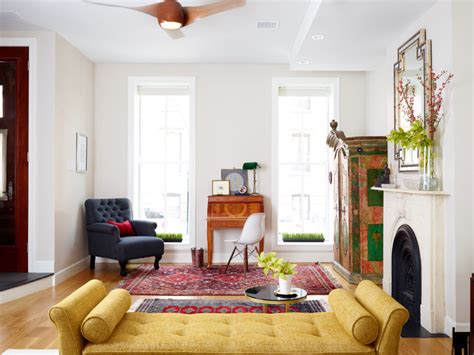 Cobble Hill Brooklyn Brownstone Transitional Living Room New York