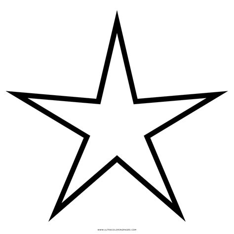 Estrela Colorir Estrelas Vazada Qwerty Clipartandscrap Tudodesenhos