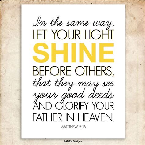 Bible Quotes About Shining Light Quotesgram