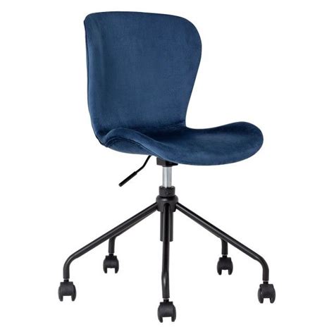 Blue velvet office chair uk. ETTA Blue velvet office chair in 2020 | Velvet office ...