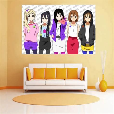 Custom Canvas Poster Home Decoration Japanese Anime K On Poster Cloth
