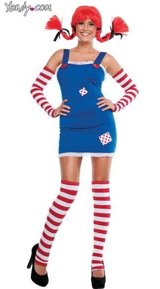 Cutie Longsocks Costume Pippi Longstocking Costumes Red Head