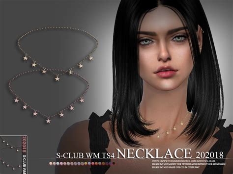 The Sims Resource Necklace 202018 By S Club • Sims 4 Downloads