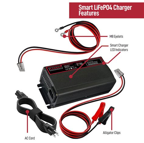 12v 40a Lithium Battery Charger Lifepo₄ Free Shipping Canada