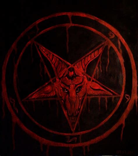 Baphomet Pentagram With Images Baphomet Satanic Art