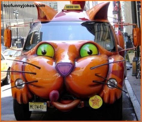 Cool Cat Car Weird Cars Car Humor Unique Cars