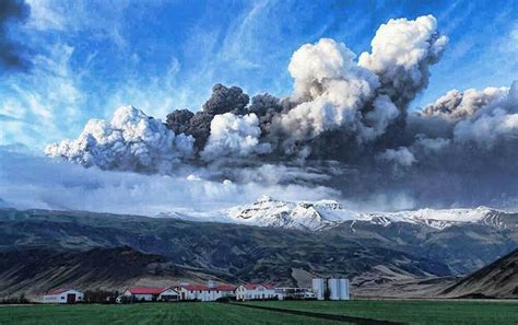 10 Jahren Eyjafjallajökull Ausbruch Mehr Touristen Für Island Blick