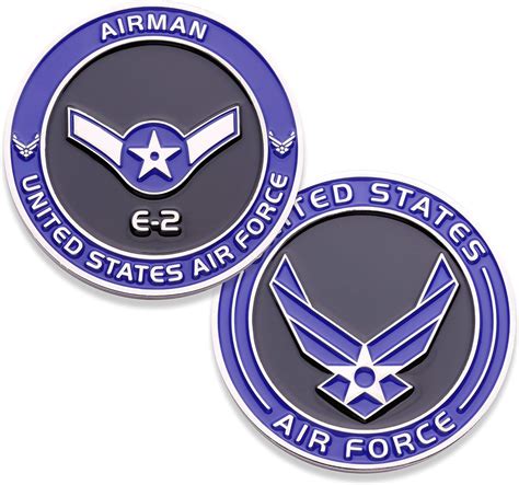 Air Force Airman E2 Challenge Coin United States Air Force