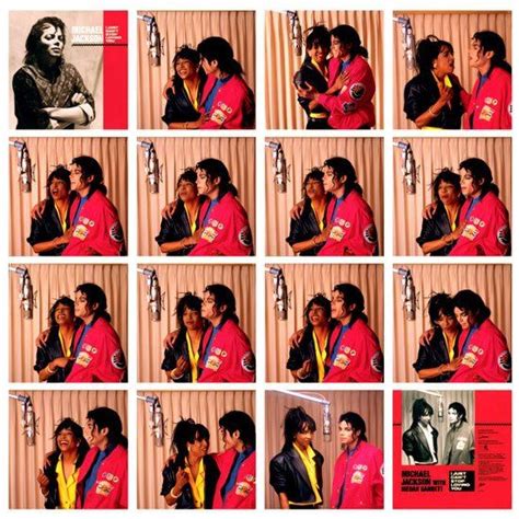 Michael Jackson And Siedah Garrett Recording I Just Can`t Stop Loving You 1987 Michael