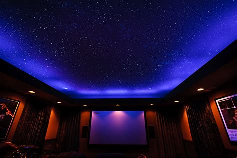 Every ceiling is a unique creation with all the customers wishes that come true with these shooting stars. Star Ceiling... Fiber Optics or Painted? - Night Sky Murals