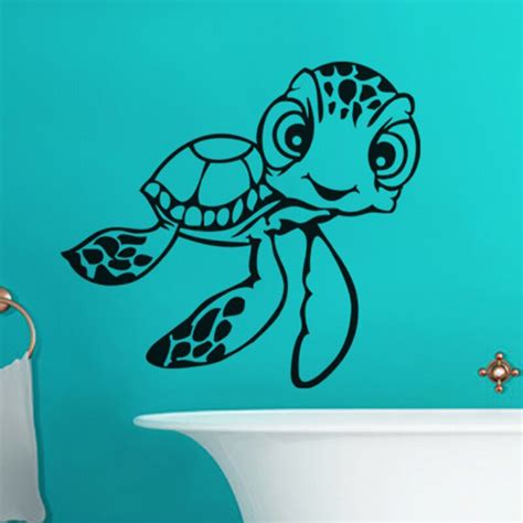 Vinyl Wall Decals Turtles Bathroom Bathtub Wall Stickers Home Decor