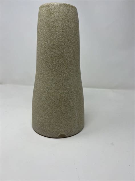 Martz Marshall Studios Pottery Au 128 Tall Brown Speckled Vase Mid