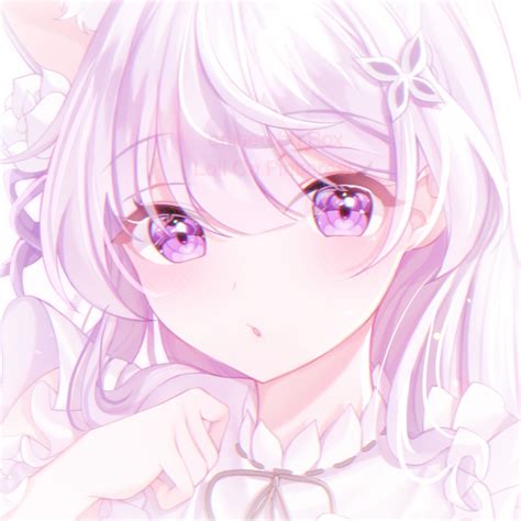 Pin By °𝒽𝒾 ° On ♥ Cute Aesthetic Purple Anime Girls ♥ Anime Kawaii